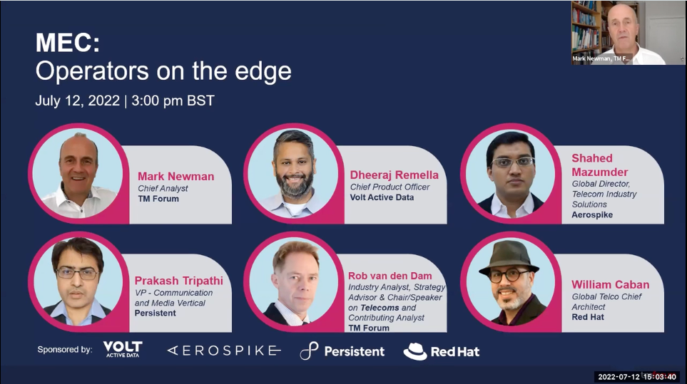 TM Forum Webinar – MEC: Operators at the Edge